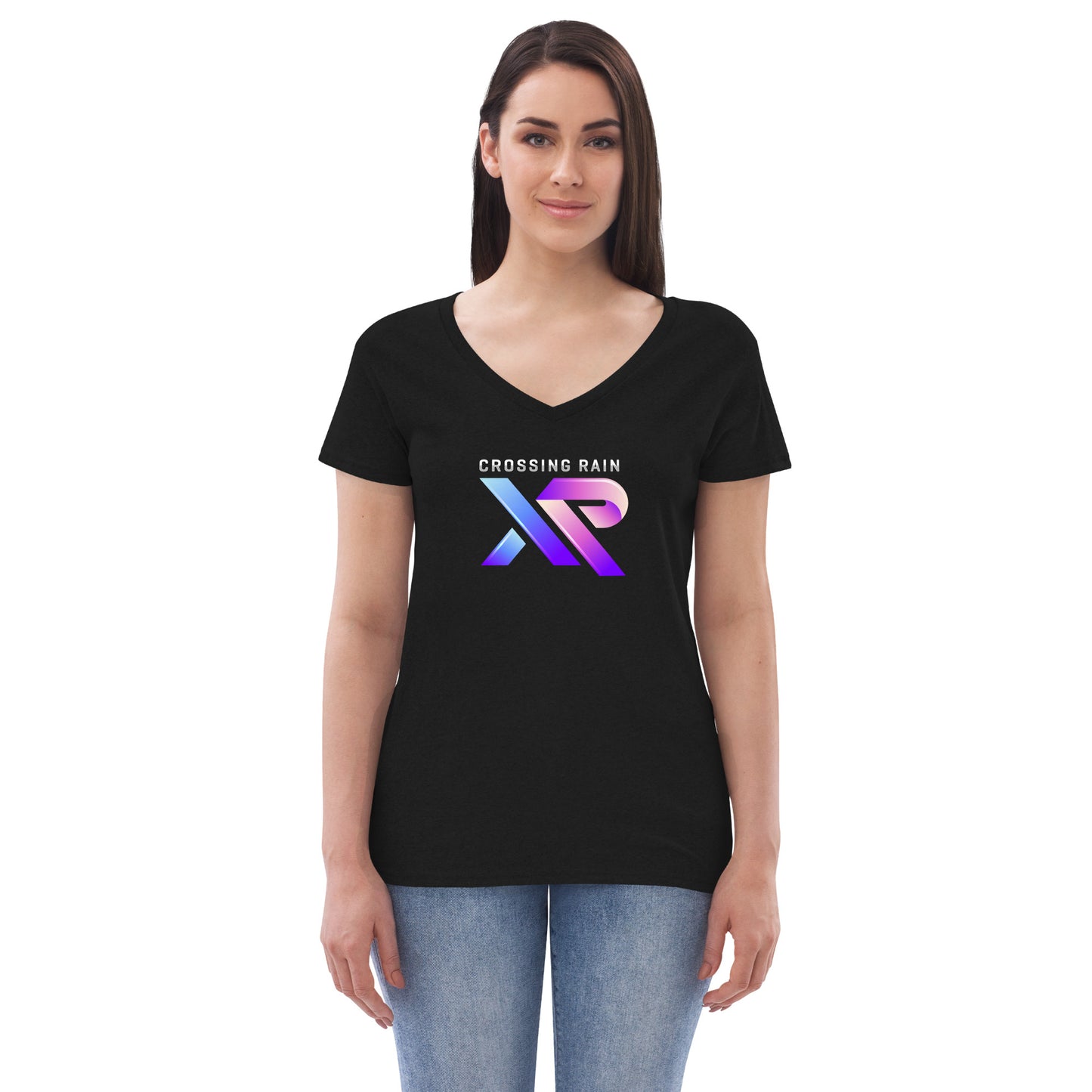 XR Women’s recycled v-neck t-shirt