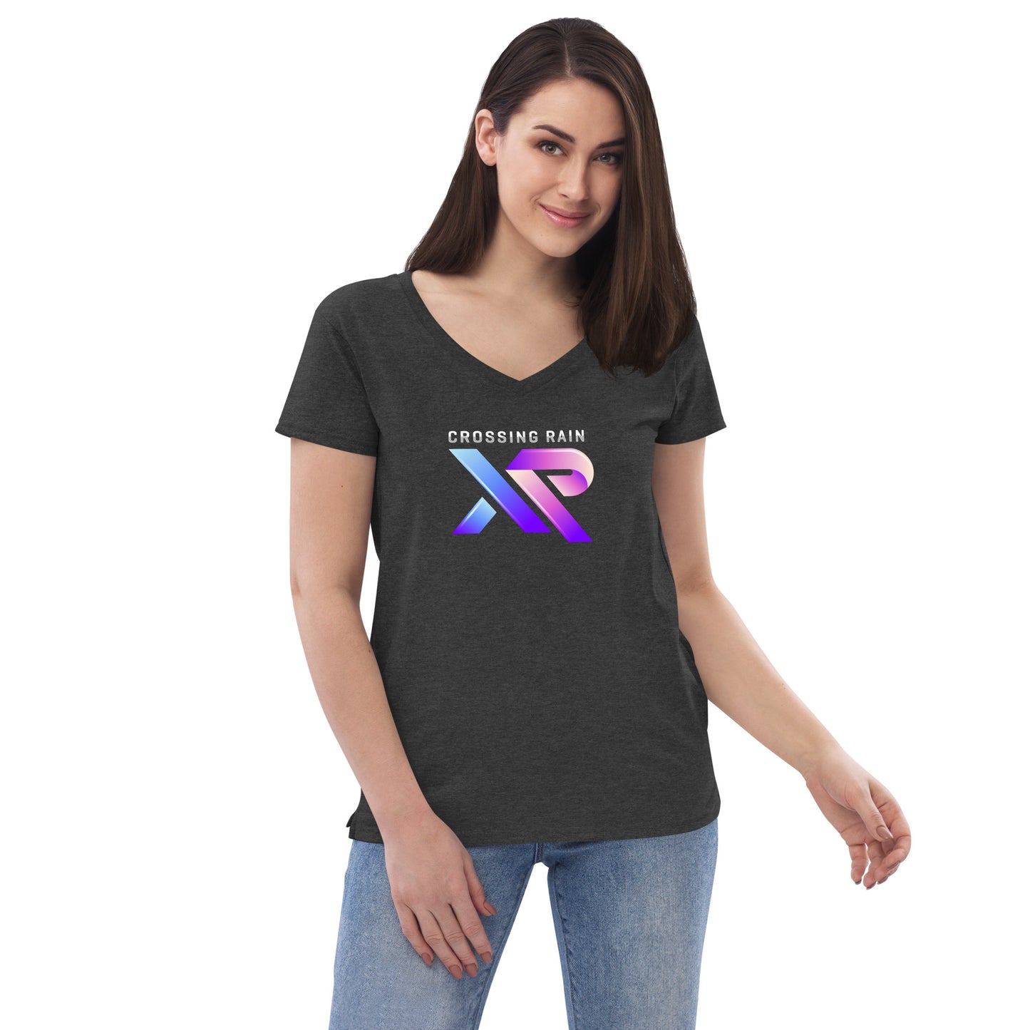 XR Women’s recycled v-neck t-shirt